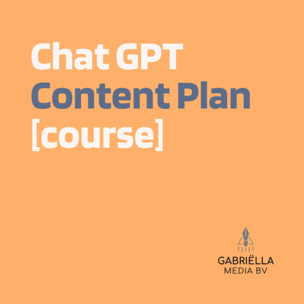 Chat GPT Content Plan